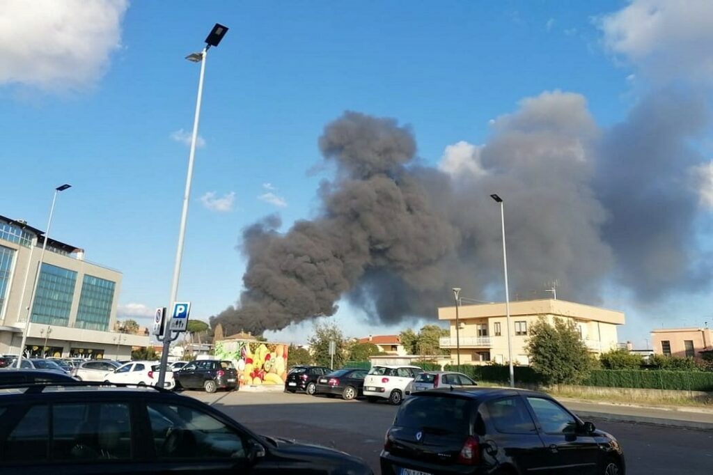 Incendio Aprilia