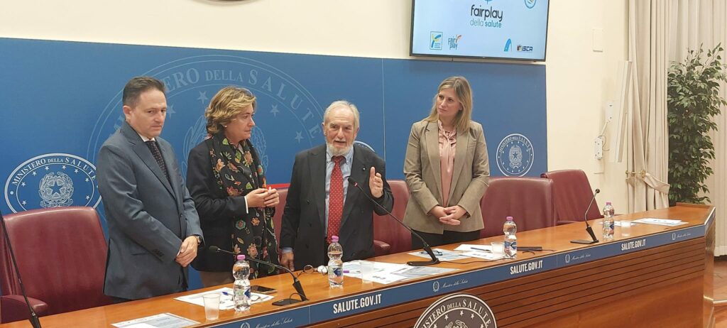 Fair Play della Salute, al centro: Rossana Ciuffetti, Sport e Salute