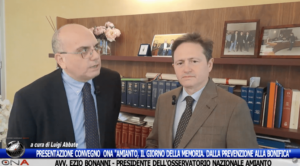 Osservatorio Nazionale Amianto, intervista di Luigi Abbate a Bonanni