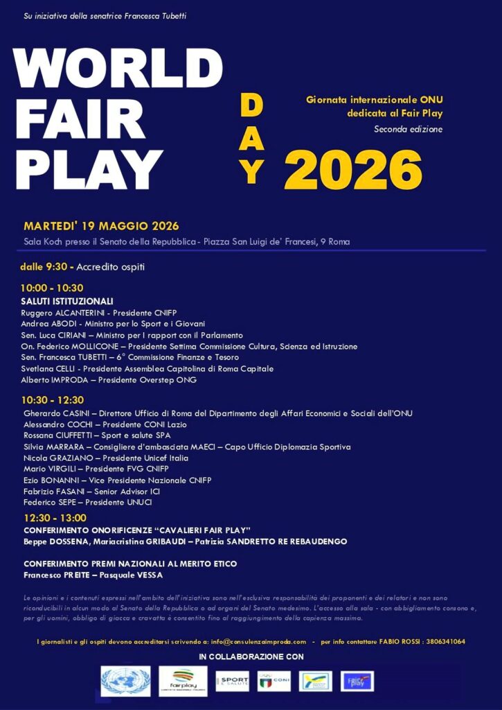 locandina World Fair Play Day 2026