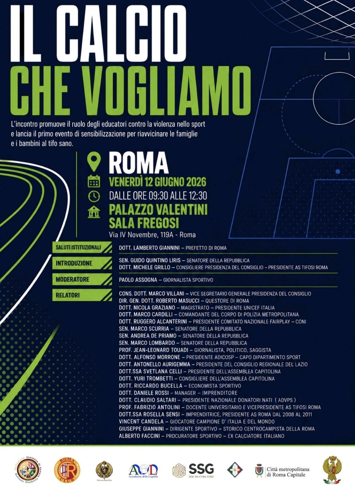 Il calcio che vogliamo (locandina fornita da CS)