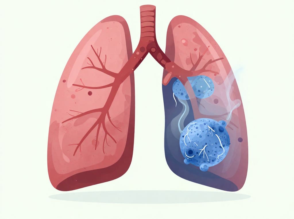 nuova ricerca sul mesotelioma (foto AI Canva free)