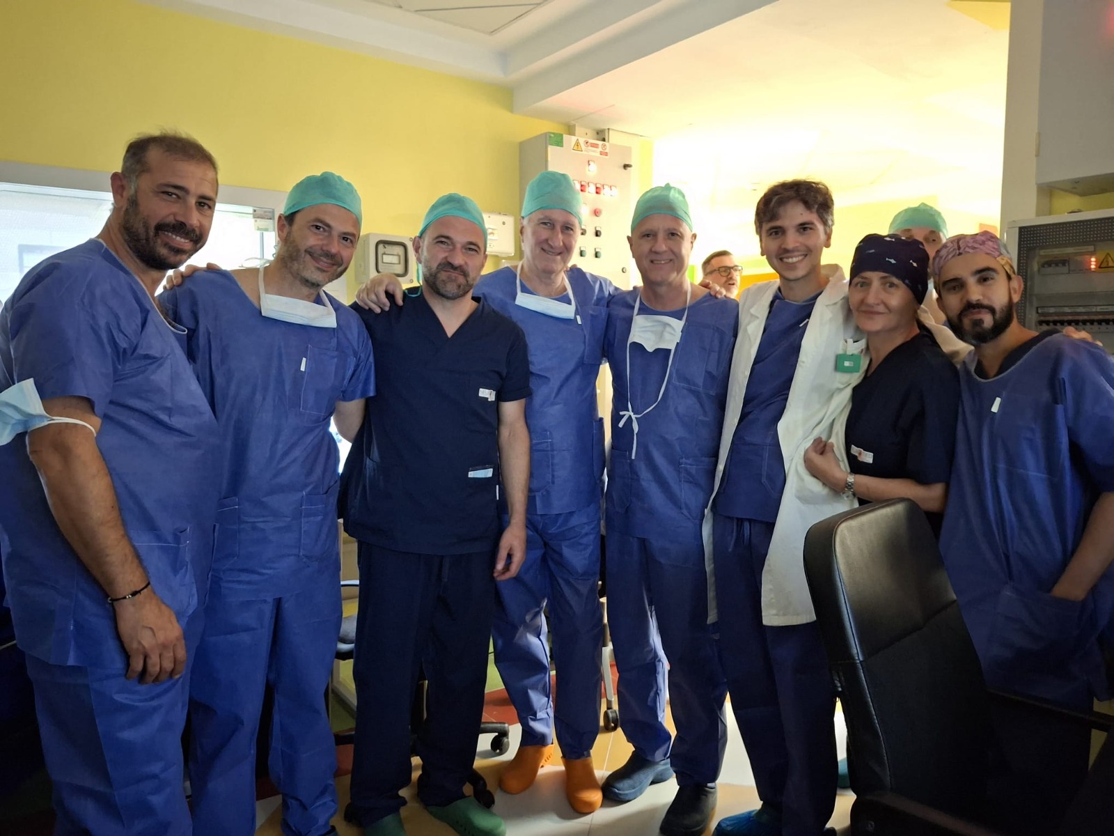 l'equipe di Neuromed (foto fornita e autorizzata da ufficio stampa)
