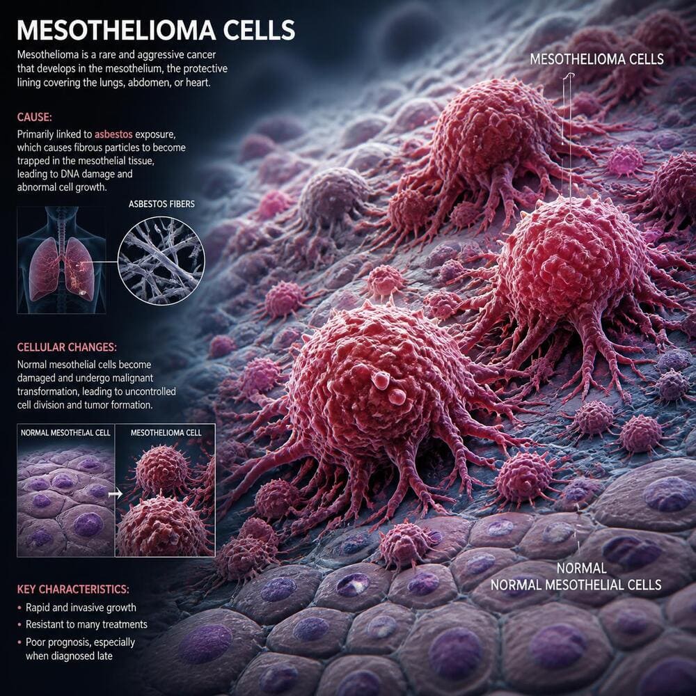 Mesotelioma ( Canva AI generated))