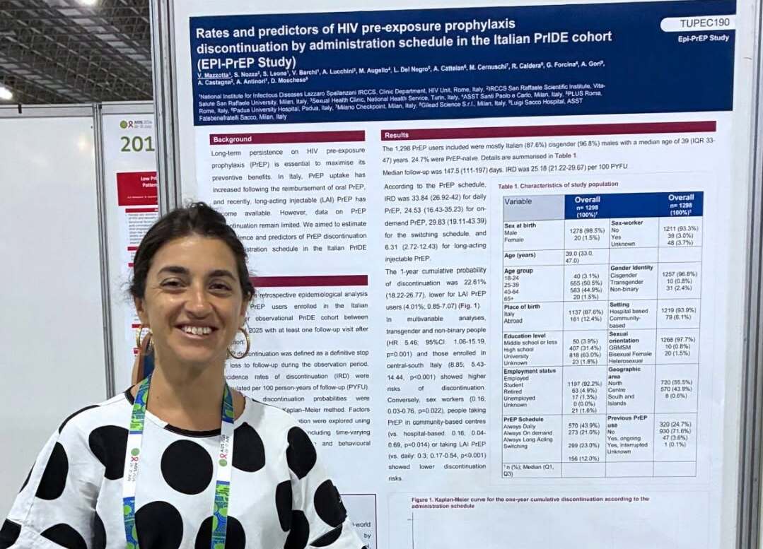 HIV, dr.ssa Valentina Mazzotta. Foto fornita da ufficio stampa