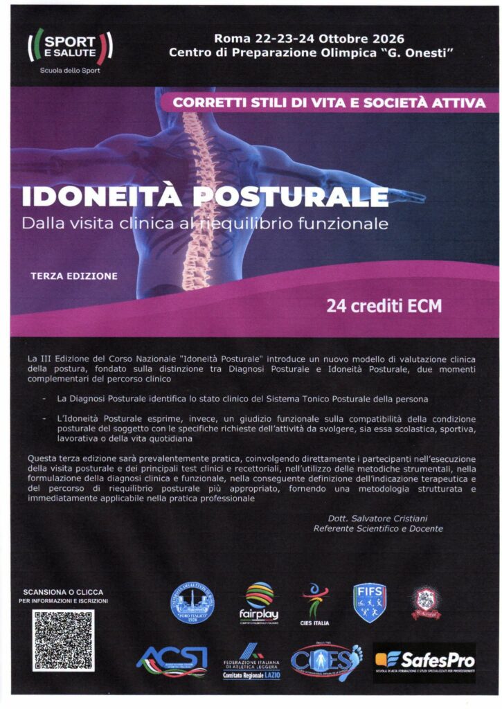 Idoneità posturale, Salvatore Cristiani