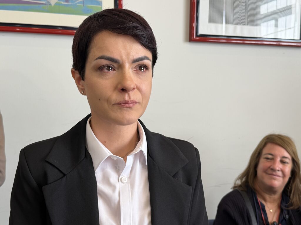 La commozione del soprano Lucia Rubedo